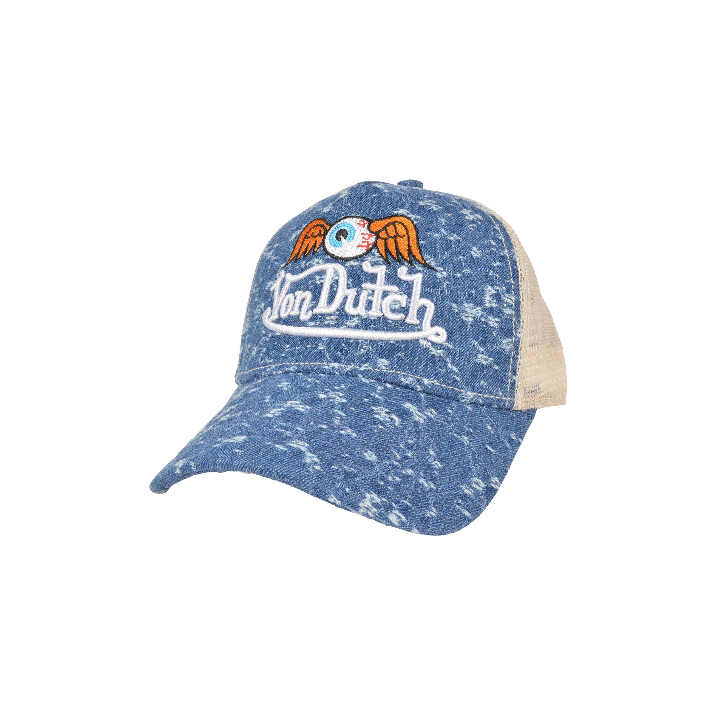 Von Dutch Miller Trucker Hat-Blue - NAVY